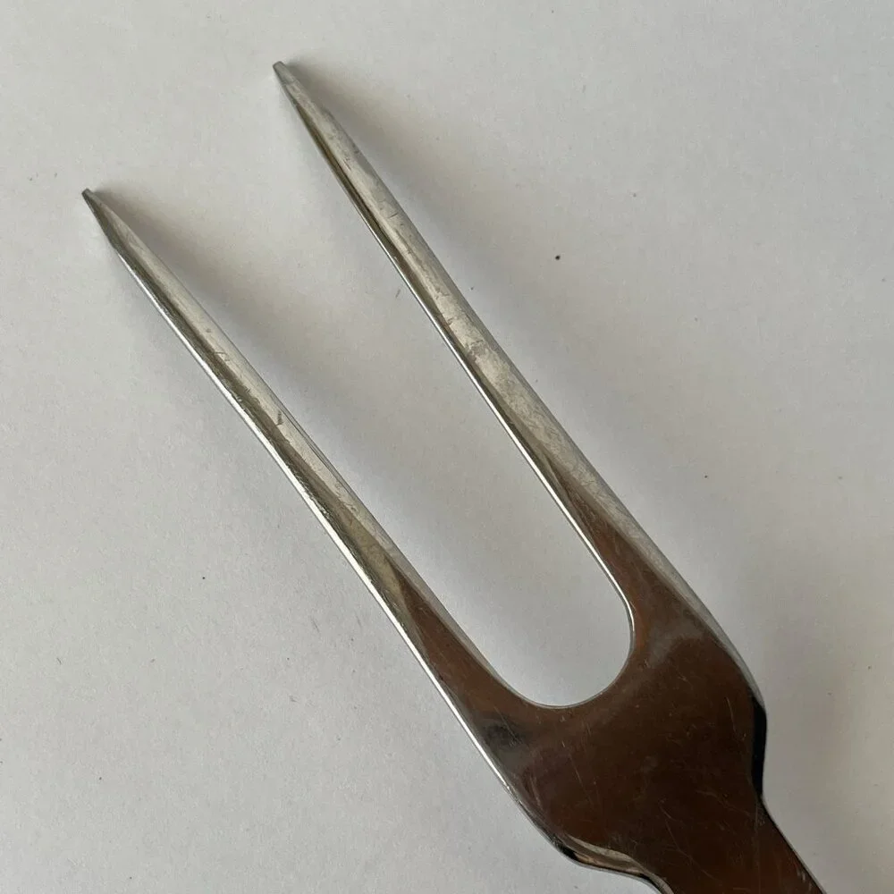 All-Clad Stainless Steel Meat Fork 13.5 Inch Silver Carving Serving Fork